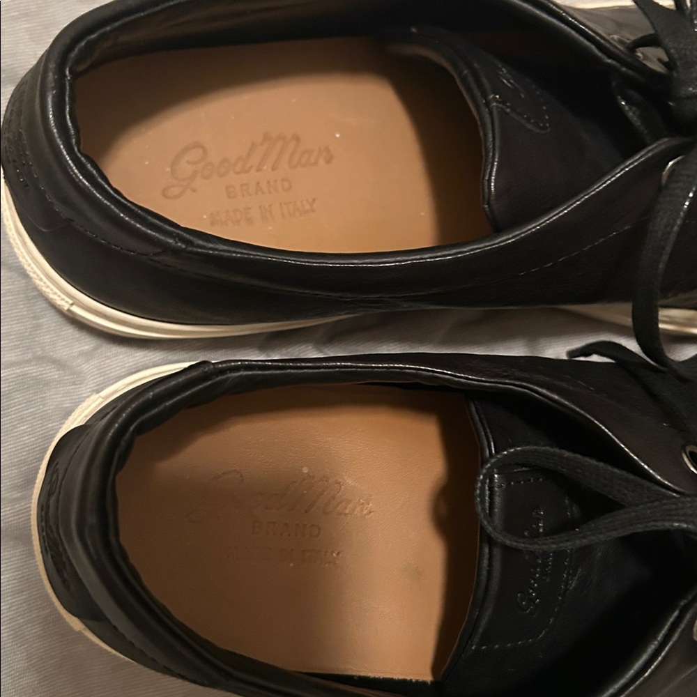 Good Man Brand EDGE black leather shoes size 12 EUC in box only worn 3 times - Picture 8 of 10